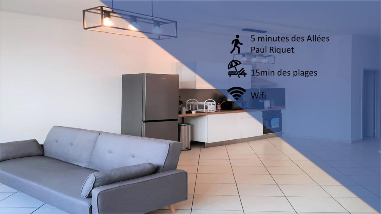 Le Albert 1Er Beziers Appartements Tout Equipes Экстерьер фото